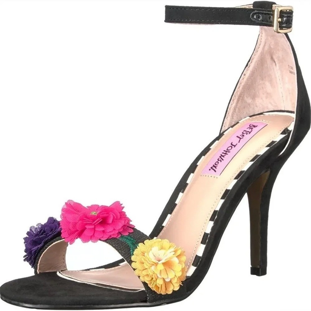 Betsey Johnson RAZ floral shoes SZ: 8.5